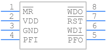 ISL88706IB831Z-TK - Renesas Electronics - PCB symbol