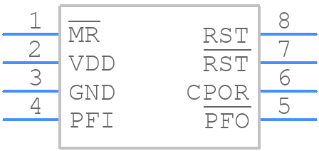 ISL88707IB846Z - Renesas Electronics - PCB symbol