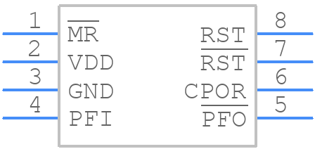 ISL88708IB826Z - Renesas Electronics - PCB symbol