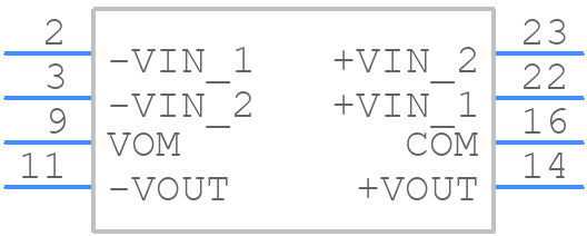 RW-0509D - RECOM Power - PCB symbol