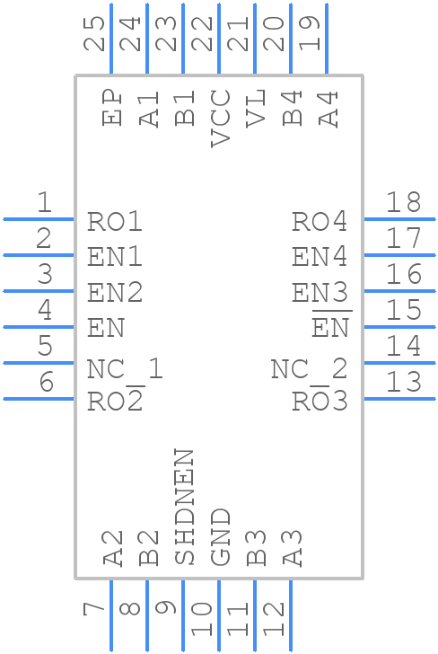 ISL32277EFRZ-T - Renesas Electronics - PCB symbol