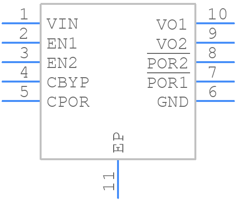 ISL9000AIRNNZ-T - Renesas Electronics - PCB symbol