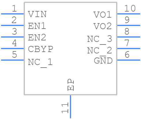 ISL9011AIRJNZ - Renesas Electronics - PCB symbol