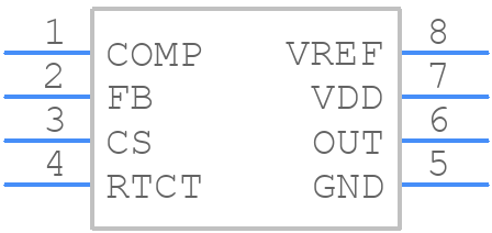 ISL8843AMBZ - Renesas Electronics - PCB symbol