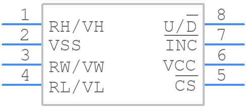 X9313UMIZ-3 - Renesas Electronics - PCB symbol