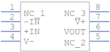 ISL28117FBBZ-T7 - Renesas Electronics - PCB symbol