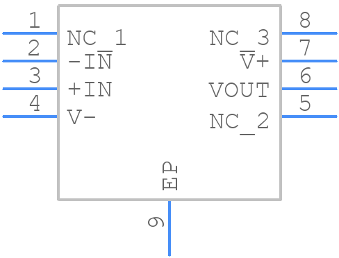 ISL28117FRTZ-T7A - Renesas Electronics - PCB symbol