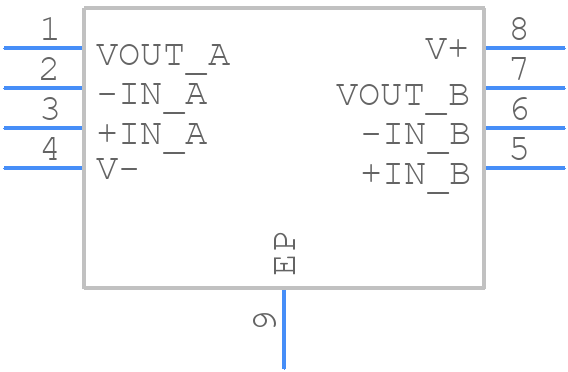 ISL28217FRTBZ-T13 - Renesas Electronics - PCB symbol