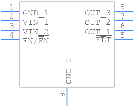 ISL61862GCRZ - Renesas Electronics - PCB symbol