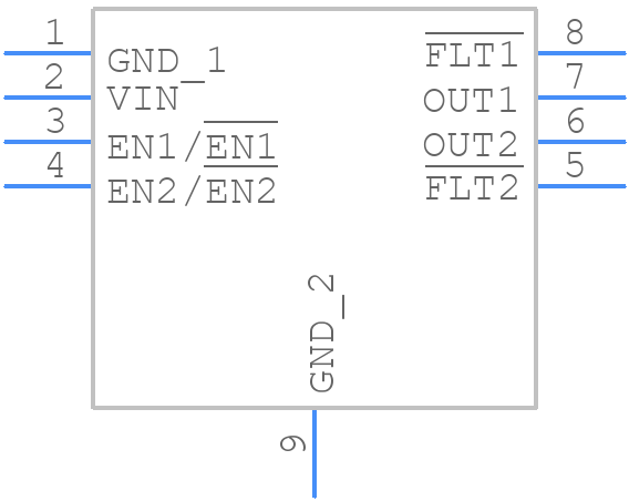 ISL61852DIRZ - Renesas Electronics - PCB symbol