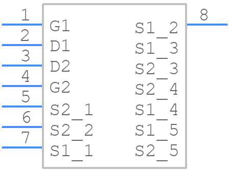 SISF00DN-T1-GE3 - Vishay - PCB symbol