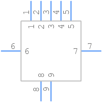 UX60SC-MB-5ST(80) - Hirose - PCB symbol