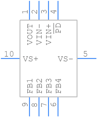 OPA836IRUNR - Texas Instruments - PCB symbol