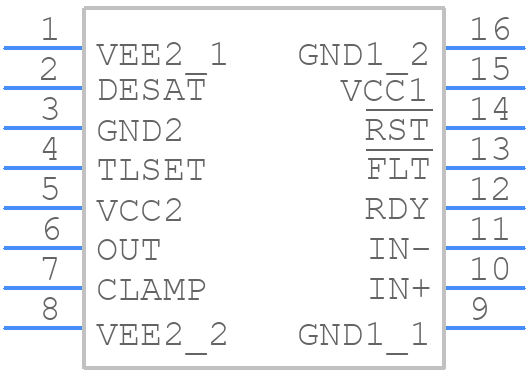 1ED020I12FTXUMA1 - Infineon - PCB symbol