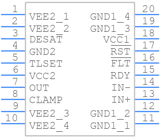 1ED020I12FTAXUMA2 - Infineon - PCB symbol