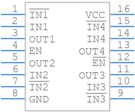 NB3N4666CDTR2G - onsemi - PCB symbol