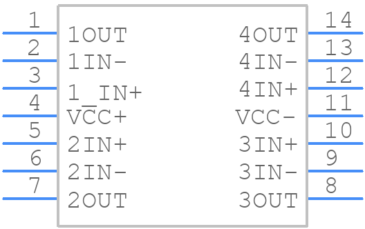 LM248DR - Texas Instruments - PCB symbol