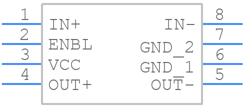 AD8350ARMZ20 - Analog Devices - PCB symbol
