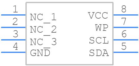 AT24C16C-SSHM-T - Microchip - PCB symbol