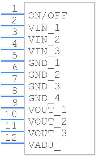 R-733.3P - RECOM Power - PCB symbol