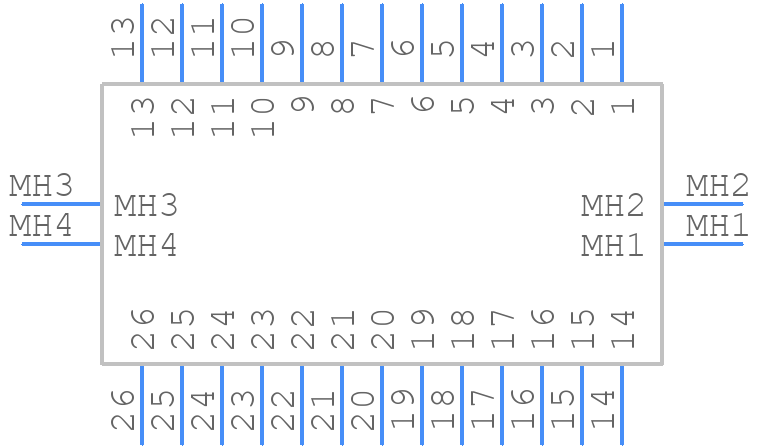 M80-8282642 - Harwin - PCB symbol