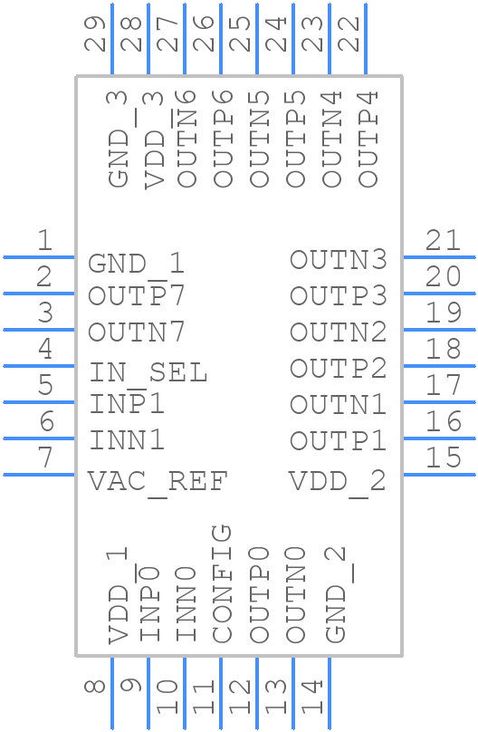 HMC6832ALP5LE - Analog Devices - PCB symbol