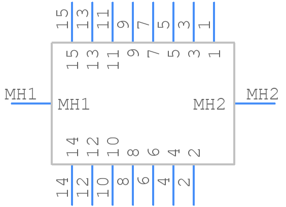 15-000463 - CONEC - PCB symbol