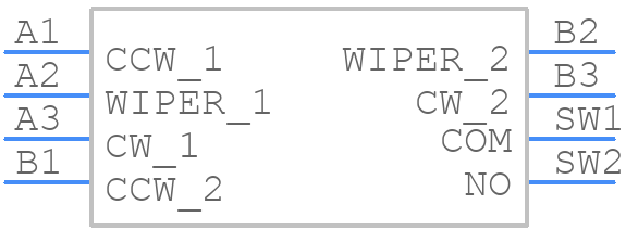 PTR902-2015K-A104 - Bourns - PCB symbol