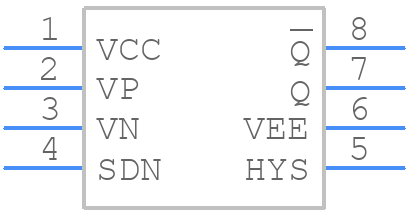 ADCMP609BRMZ - Analog Devices - PCB symbol