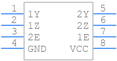 74LVC2G66GT,115 - Nexperia - PCB symbol