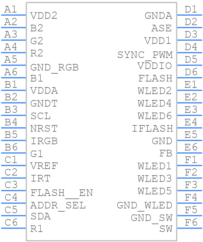 LP39542TL/NOPB - Texas Instruments - PCB symbol