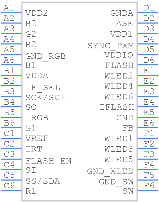 LP3954TLX/NOPB - Texas Instruments - PCB symbol