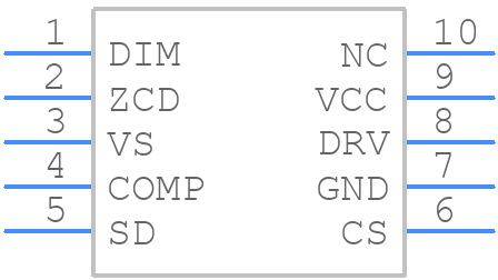 NCL30186BDR2G - onsemi - PCB symbol