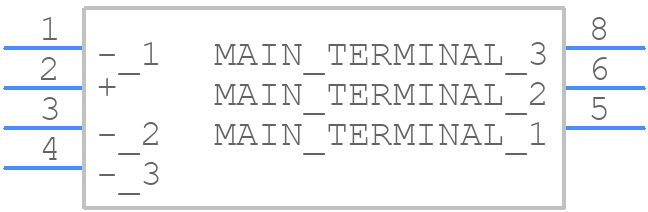 AQH1223 - Panasonic - PCB symbol