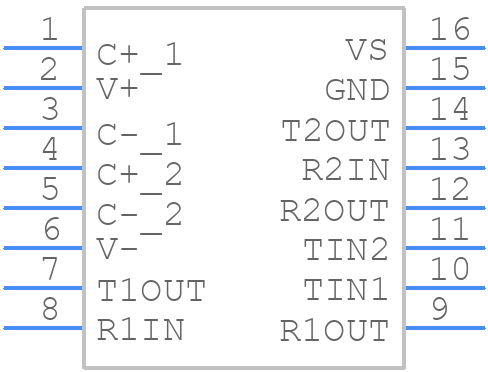 LMS202EIM/NOPB - Texas Instruments - PCB symbol