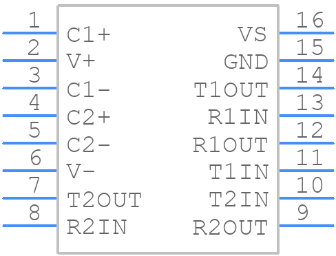 LMS202ECM/NOPB - Texas Instruments - PCB symbol