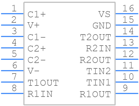 LMS202EIMX/NOPB - Texas Instruments - PCB symbol