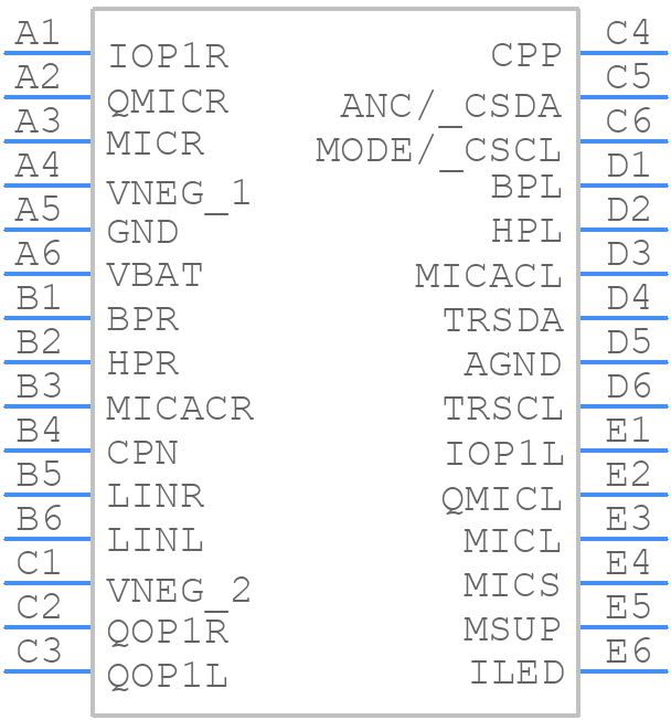 AS3418-EWLM - ams OSRAM - PCB symbol