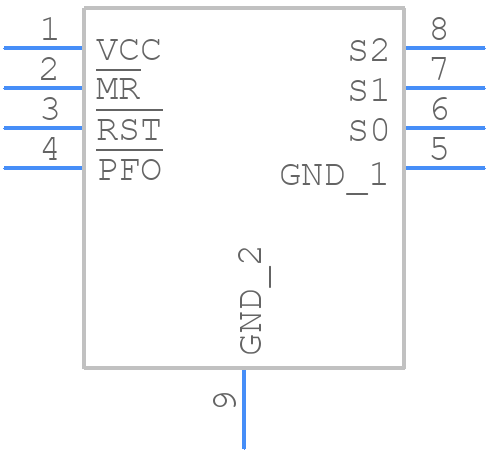 LTC2935CDC-2#TRMPBF - Analog Devices - PCB symbol