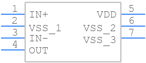 BU7205SHFV-TR - ROHM Semiconductor - PCB symbol