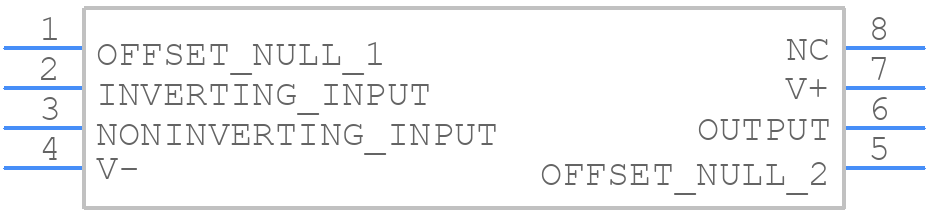 LM741EN - Texas Instruments - PCB symbol
