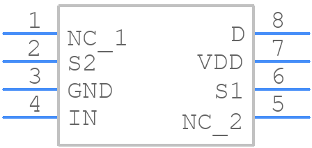ADG752BRMZ - Analog Devices - PCB symbol