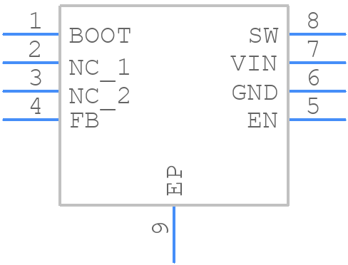 LM22674QMRE-5.0/NOPB - Texas Instruments - PCB symbol