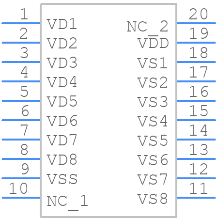 ADG467BRSZ - Analog Devices - PCB symbol