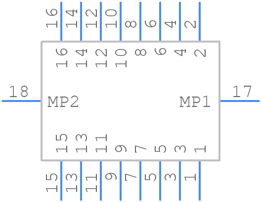DF11C-16DP-2V(57) - Hirose - PCB symbol