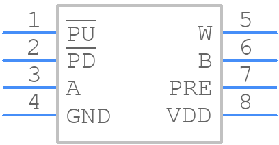 AD5228BUJZ100-R2 - Analog Devices - PCB symbol