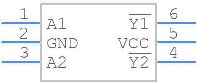 NLV27WZ04DFT2G - onsemi - PCB symbol