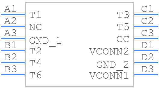 FUSB380CUCX - onsemi - PCB symbol
