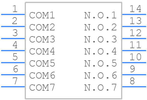 A6S-7102-H - OMRON Electronics - PCB symbol