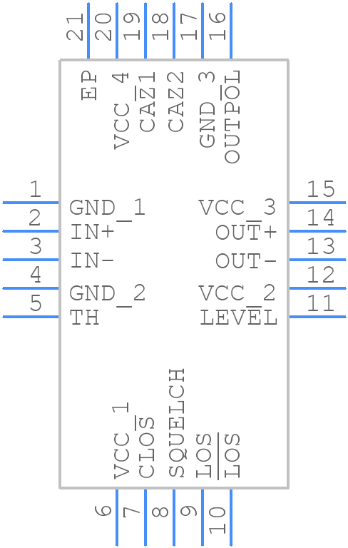 MAX3272AETP+T - Analog Devices - PCB symbol